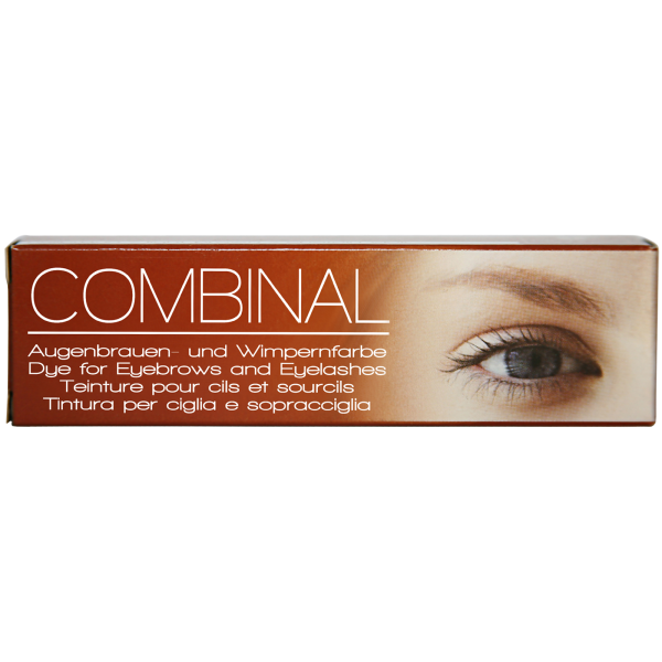 COMBINAL Augenbrauen- und Wimpernfarbe, zartbraun, Tube 15 ml