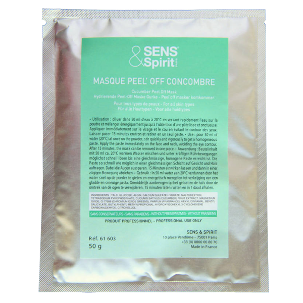 Peel-Off-Maske Gurkenextrakt, Beutel 50 g