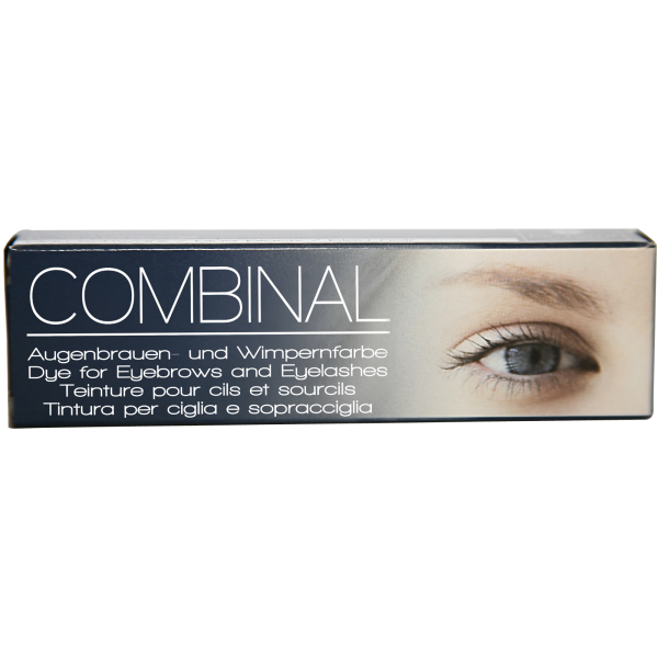 COMBINAL Augenbrauen- und Wimpernfarbe, blau/schwarz, Tube 15 ml