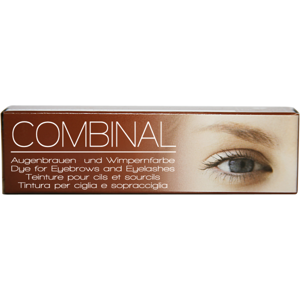 COMBINAL Augenbrauen- und Wimpernfarbe, braun, Tube 15 ml
