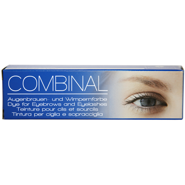 COMBINAL Augenbrauen- und Wimpernfarbe, blau, Tube 15 ml