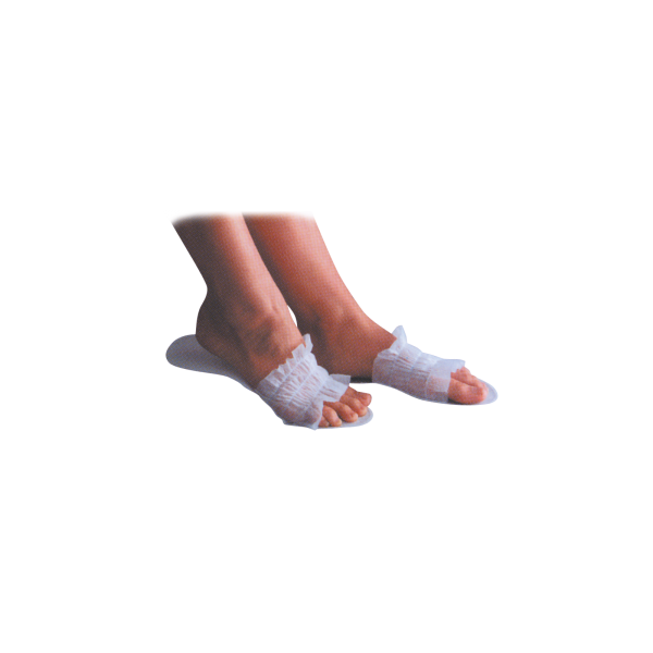 Bath slippers fuzz free and non slip and elastic